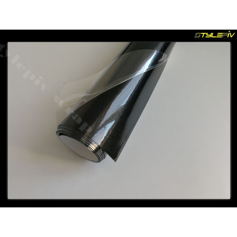 film vinyle adhésif noir brillant carbone covering 150 x 100 cm