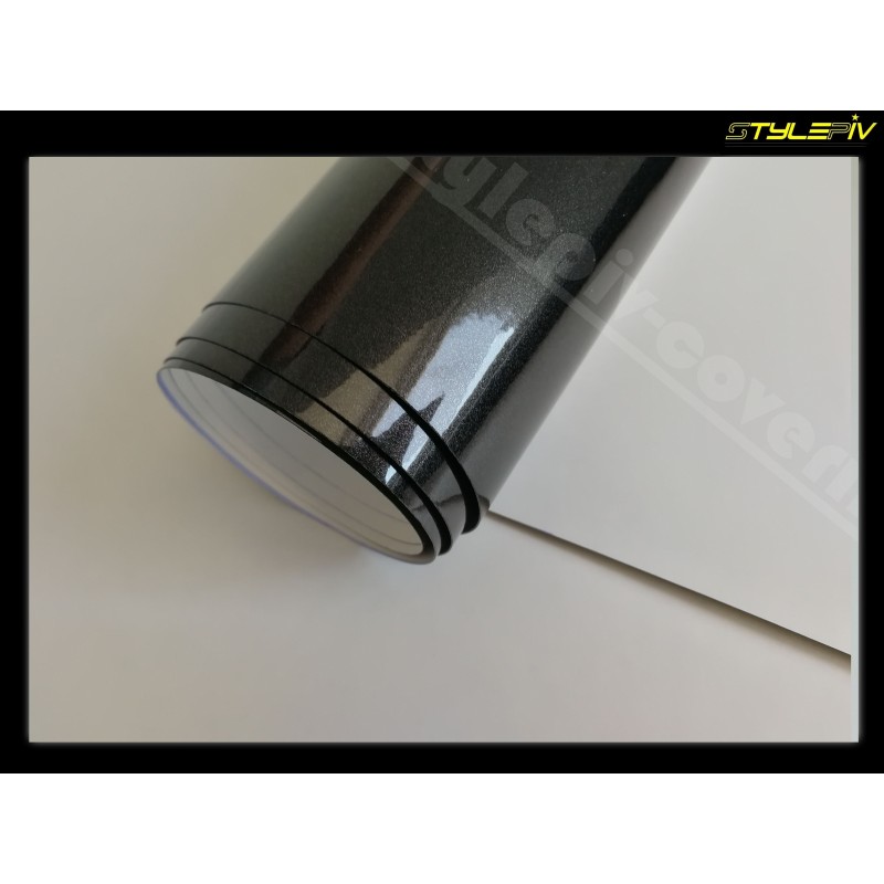 film vinyle noir brillant thermoformable sticker adhésif covering 152cm x  120cm