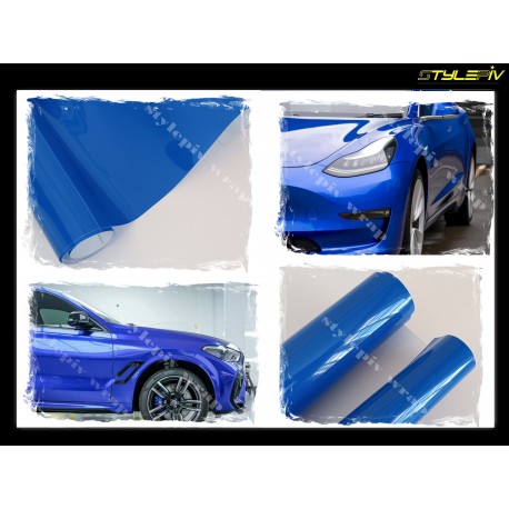 film covering rouge Ferrari brillant